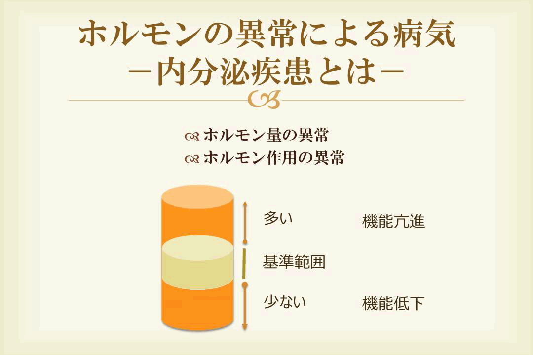 ホルモンの異常による病気 －内分泌疾患とは－